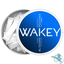 Wakey Energy Caffeine Pouches - 20 Pouches Per Can - Pack of 5 Cans - Blizzard Mint
