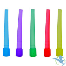 Avalon Disposable Hookah Hose Long Mouth Tips - Assorted Colors - Pack of 50