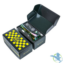 Dragon Platinum Beaker Base & Ice Catcher Water Pipe Starter Kit - 830 Grams - 10 Inches - Assorted Colors [DSP-001]