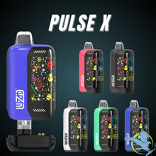 Luzid Sikret Pulse X 1000mAh VV 510 Cartridge Device Mod Battery With 3D Curved Screen - Display of 5