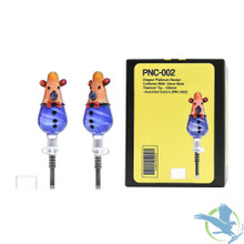 Dragon Platinum Nectar Collector With 14MM Male Titanium Tip - 130MM - Assorted Colors [PNC-002]