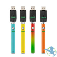 Ooze Twist Adjustable Voltage Preheat Slim Pen Battery With USB Charger - Rasta - Teal - Yellow - Orange Ooze Twist Adjustable Voltage Preheat Slim Pen Battery With USB Charger - Rasta - Teal - Yellow - Orange