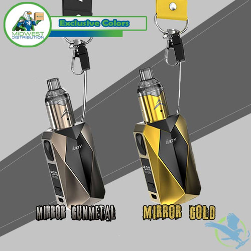 Ijoy Diamond VPC 45W 1400mAh Starter Kit With 2ML VPC UNIPOD Tank  - Mirror Gun Metal - Mirror Gold