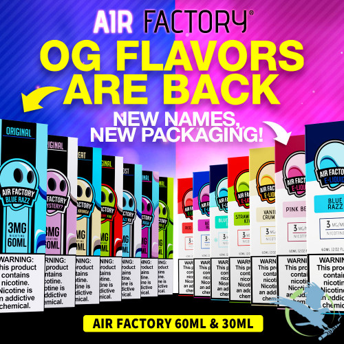 Air Factory E-Liquid 60ML - New look