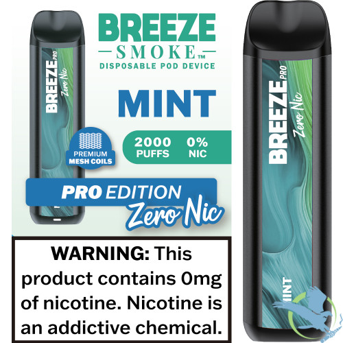 Breeze Smoke Pro Edition 6ML 2000 Puffs Disposable Device