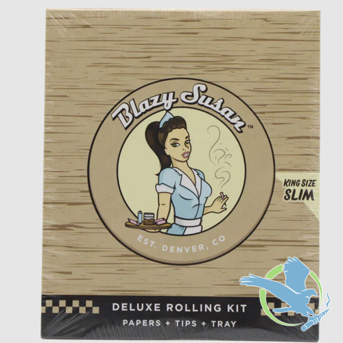 Blazy Susan Deluxe Rolling Kit  Slow Burn Unbleached Papers