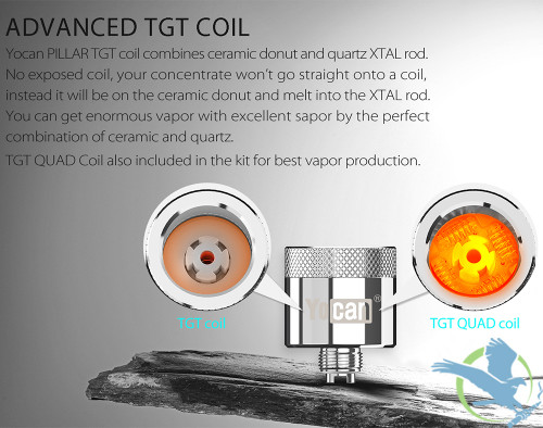 Yocan Pillar Smart E-Rig with TGT Technology