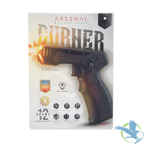 Arsenal Military Grade Burner Butane Gun Torch Lighter Piezo Ignition
