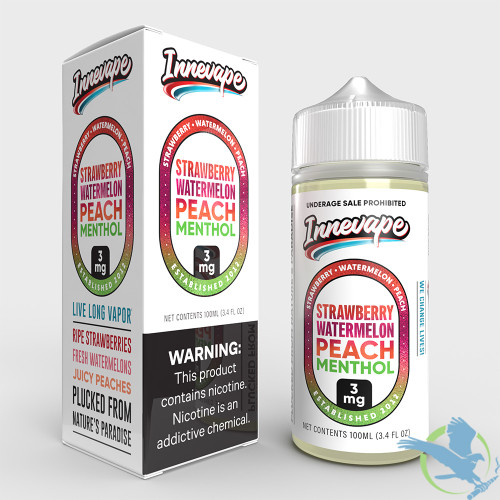Innevape Nicotine E-Liquid 100ML - Strawberry Watermelon Peach Menthol