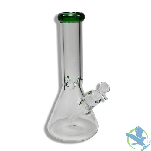 Headway Glass Water Pipe Beaker Base Straight Neck Ice Catcher With Diffused Downstem - 900 Grams - 12 Inches - Assorted Colors [HW-G11]