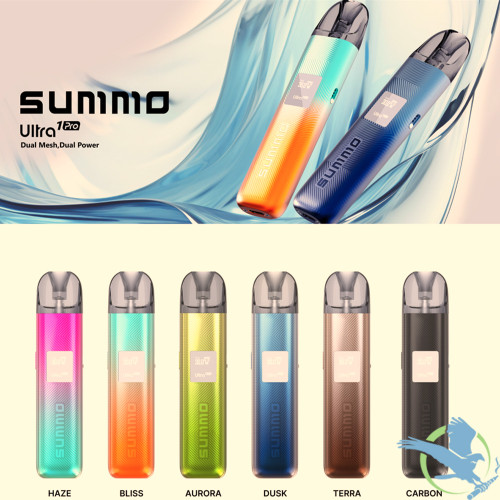Summo Ultra 1 Pro 1000mAh Pod System Starter Kit With 2 x 2ML Dual Mesh Cartridge Pod