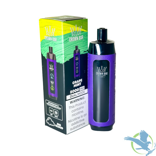 Al Fakher Crown Bar Big Cloud Pro / Crystal 8K Puffs 18ML