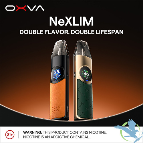 OXVA NeXLIM 1500mAh Pod System Starter Kit With 2 x 4ML Refillable Cartridge Pod