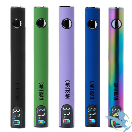 Cartisan Pro Pen Neo 650mAh VV Pre-Heat 510 Cartridge Vape Battery With Digital Screen & USB-C Cable Cartisan Pro Pen Neo 650mAh VV Pre-Heat 510 Cartridge Vape Battery With Digital Screen & USB-C Cable