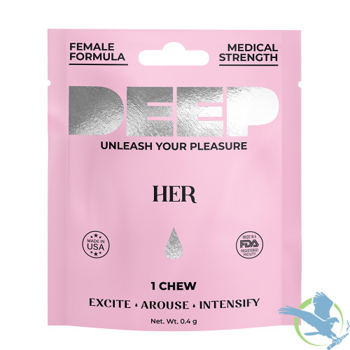 DEEP Enhanced Performance Chew - Pack of 1 - Display of 12 Packs - Her