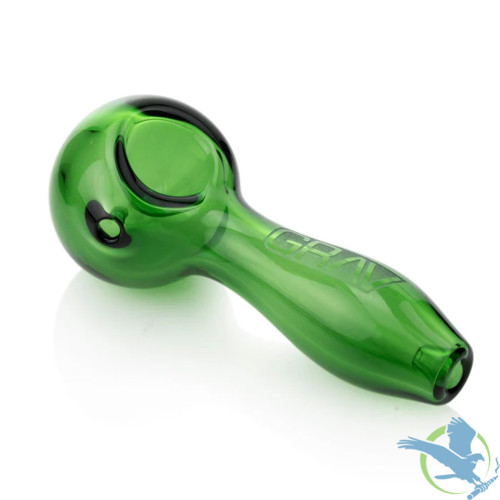 GRAV Classic Glass Spoon Hand Pipe - Green