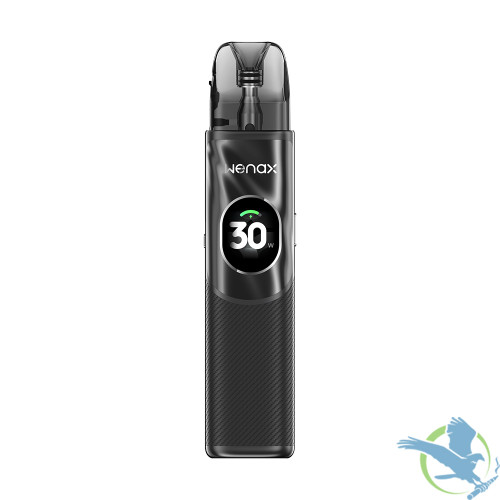GeekVape Wenax Q2 1250mAh Pod System Starter Kit With 2 x 3ML Refillable Q Cartridge - Fiber Black