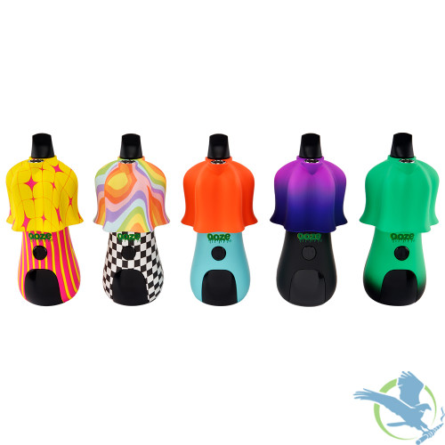 Ooze Shroom Character 650mAh Dual 510 Cartridge Vape Battery With Digital Screen