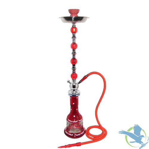 Zebra Smoke Star 30 Inch Single Hose Hookah - Assorted Colors Zebra Smoke Star 30 Inch Single Hose Hookah - Assorted Colors