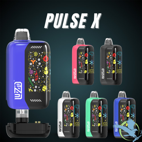 Luzid Sikret Pulse X 1000mAh VV 510 Cartridge Device Mod Battery With 3D Curved Screen - Display of 5