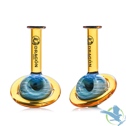 Dragon Glass Saturn Hand Pipe Spoon - 80 Grams - 5 Inches - Assorted Colors [DGH-063]