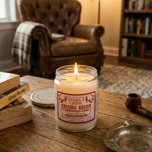 Smoke Odor Exterminator Candle - 13 oz - Vanilla Creme