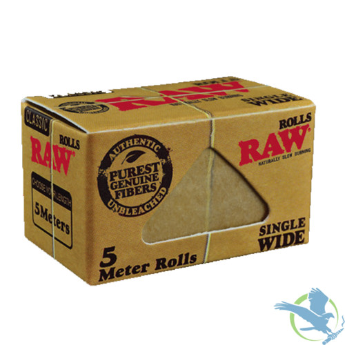 RAW Rolling Papers - 5 Meter Rolls - 24 Pack