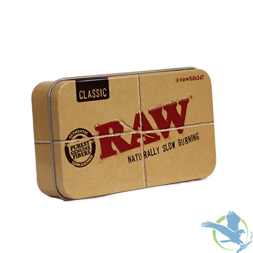 RAW Metal Tin - Metal Carrying Case