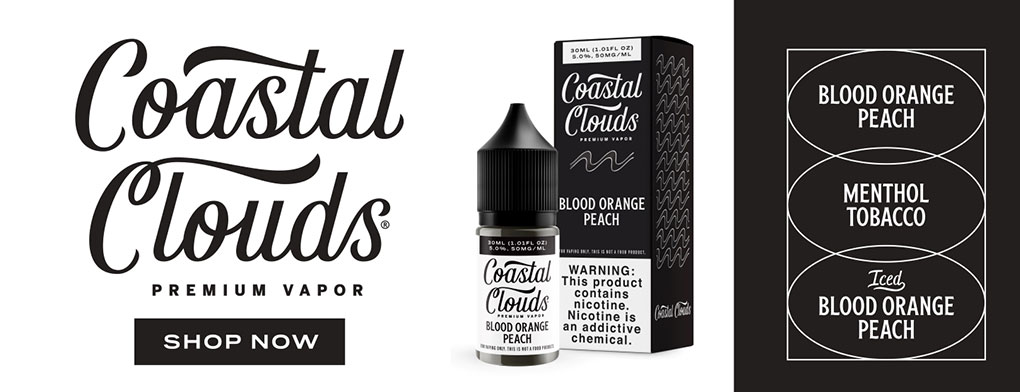 Coastal Clouds Premium Vapor Synthetic Nicotine Salt E-Liquid