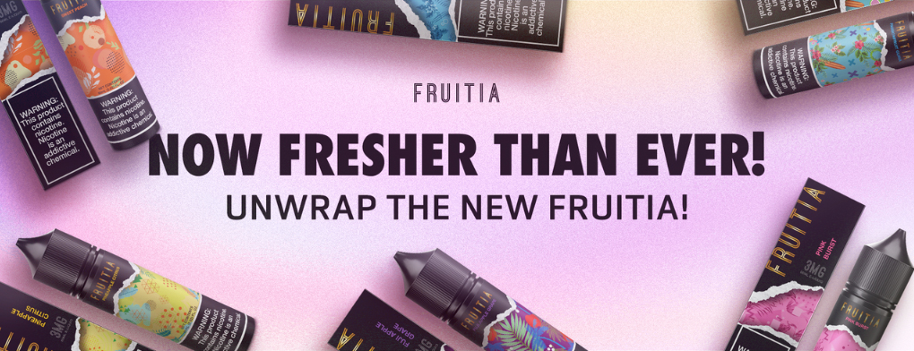 Fruitia E-liquids and Nicotine Salts wholesale