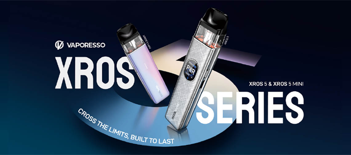 Vaporesso XROS 5 1500mAh Pod System Starter Kit With 2 x 3ML XROS Series Mesh Pod