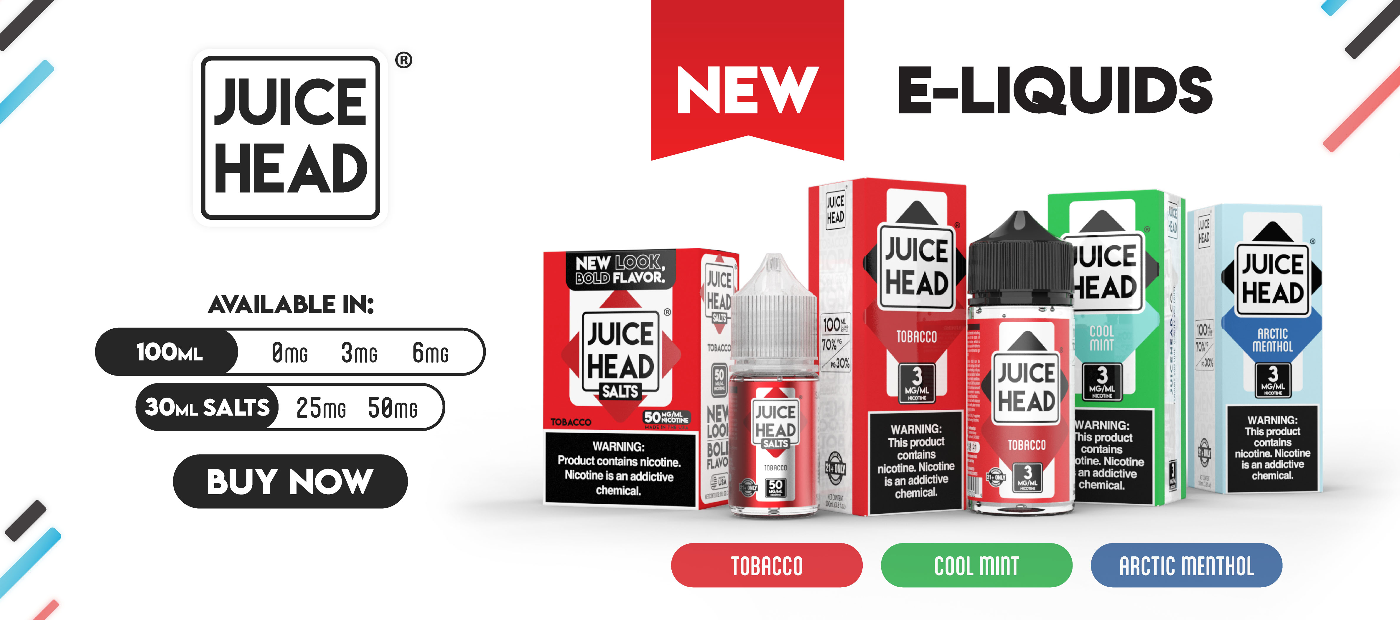 Juice Head Nicotine E-Liquids