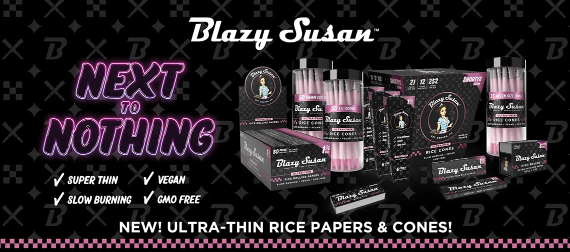 Blazy Suzan Rolling papers and Cones Wholesale