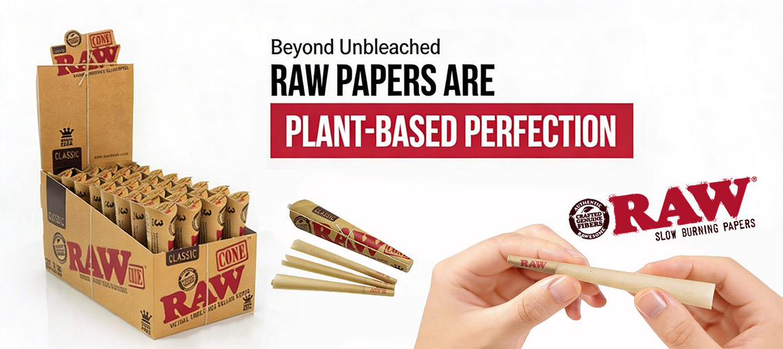 RAW Cone Rolling Papers - King Size - 32 Pack - 3 Cones Per Pack