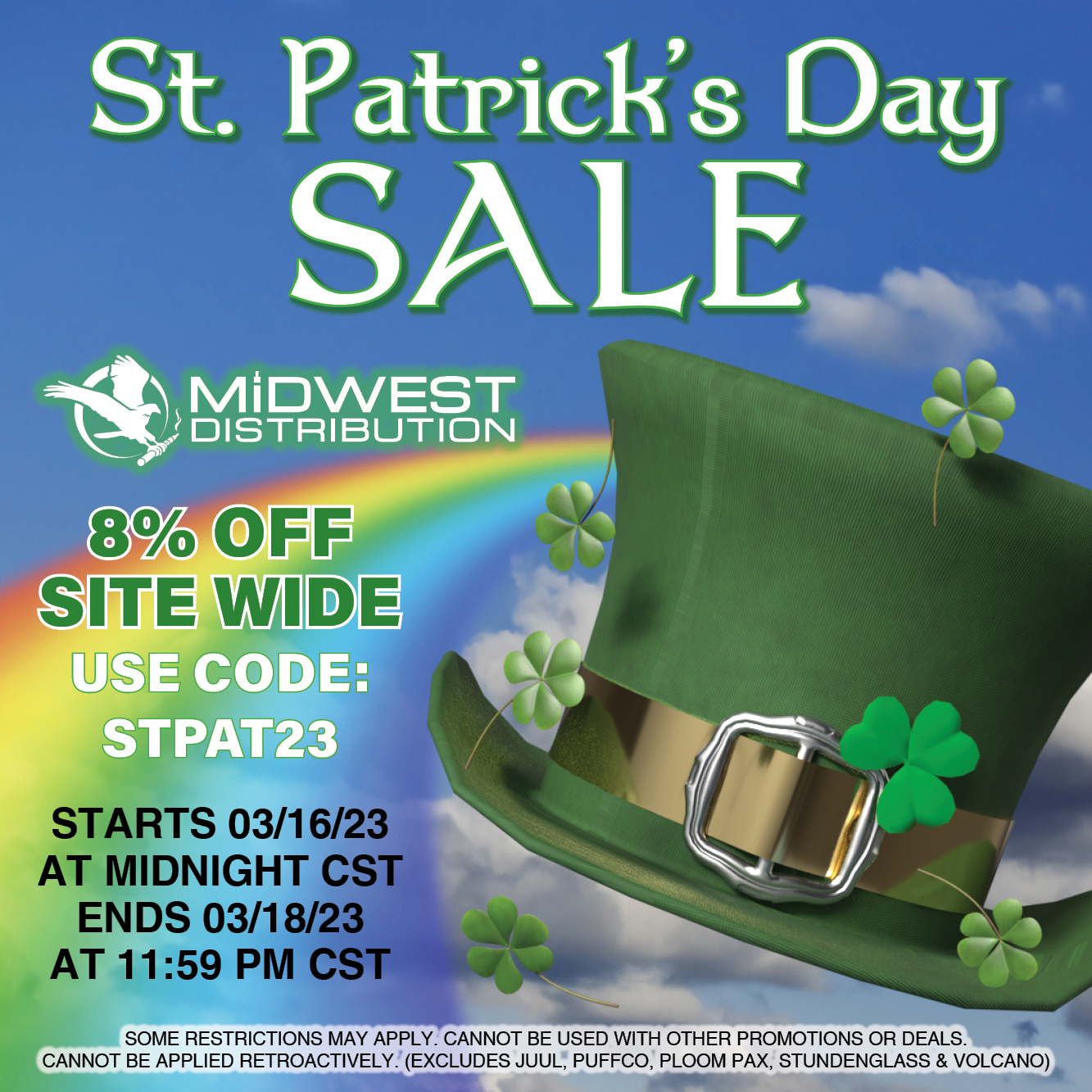 2023 St St Patrick's Day Sale