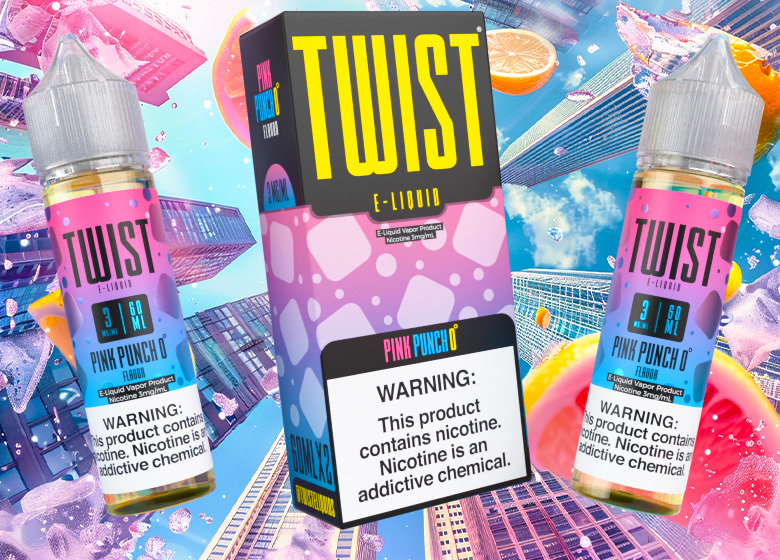 Twist Pink Punch O Nicotine Salts Eliquids Beverage Flavors Wholesale
