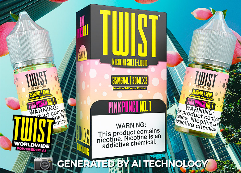 Twist Nicotine Salt E-Liquids Fruit Flavors Wholesale