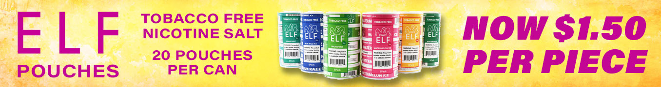 ELF Tobacco Free Nicotine Salt Pouches Now $1.50 Each