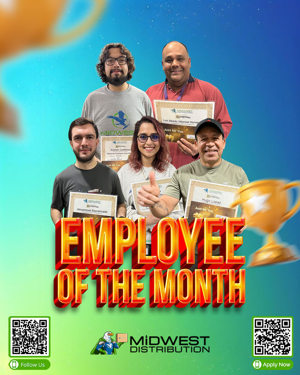 February 2025 Employees of the Month