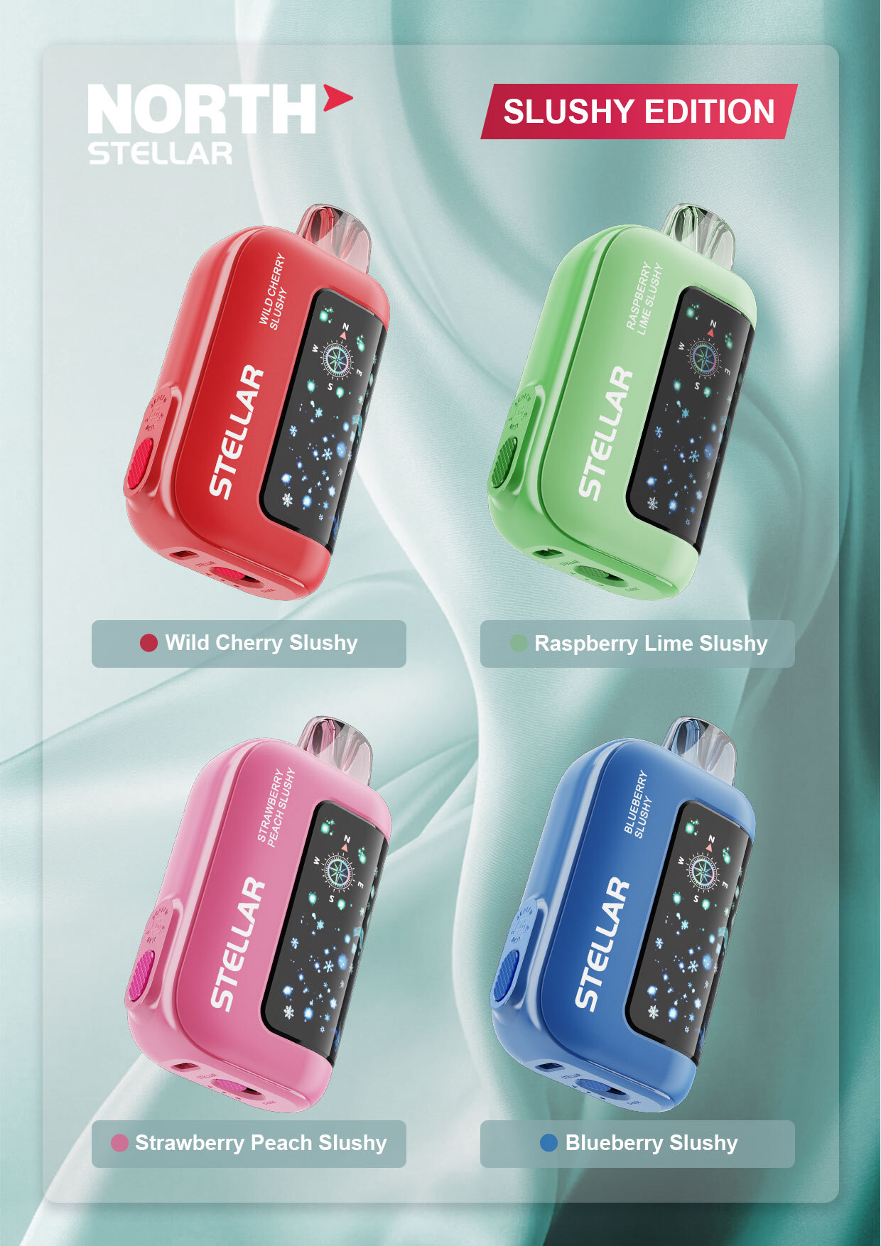 North Stellar Slushy Edition Flavors