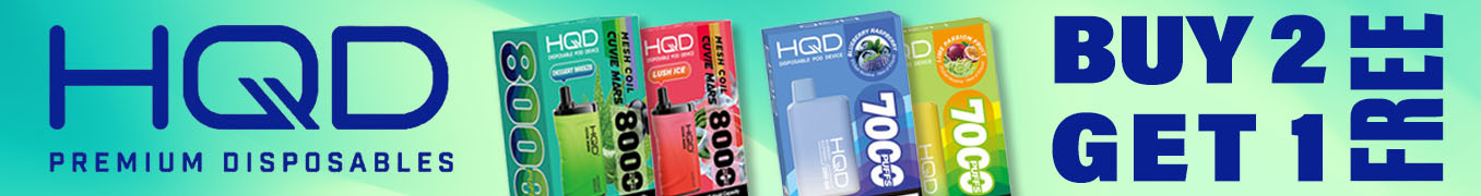 HQD Cuvie 18ML 8000 and 7000 Buy 2 Get 1 Free