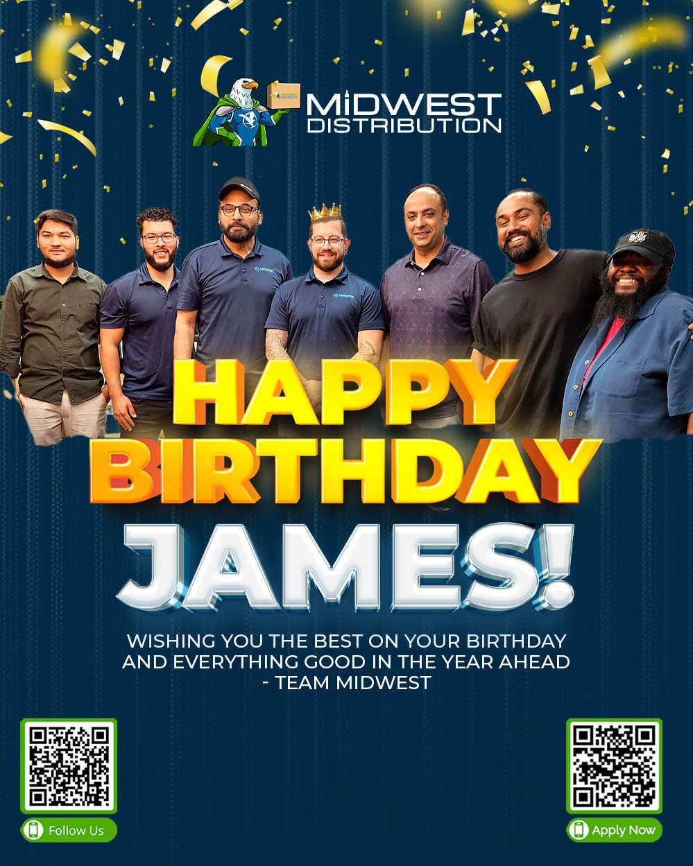 June 2024 Happy Birthday James!