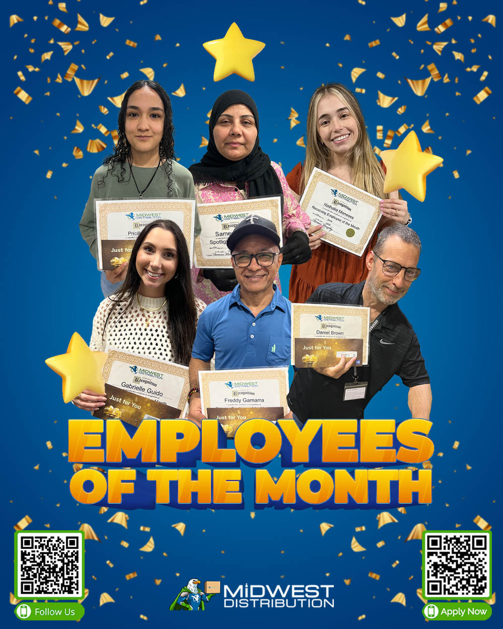 June 2024  Employees of the Month