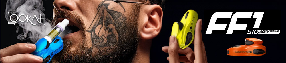 Lookah FF1 500mAh VV 510 Cartridge Device Mod Battery With Power Indicator Lamp