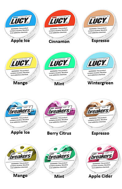 Lucy Nicotine Pouches Flavors