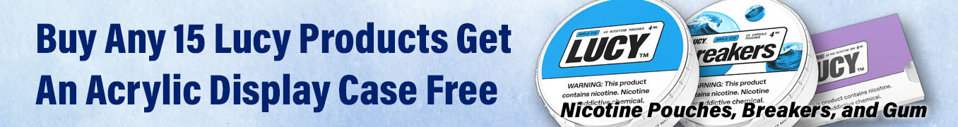 Buy 15 Lucy Products Get a Empty Acrylic Display Case for Free