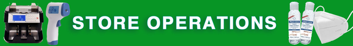 Money Counter, safety products, and other store operation wholesale supplies to help you manage your store