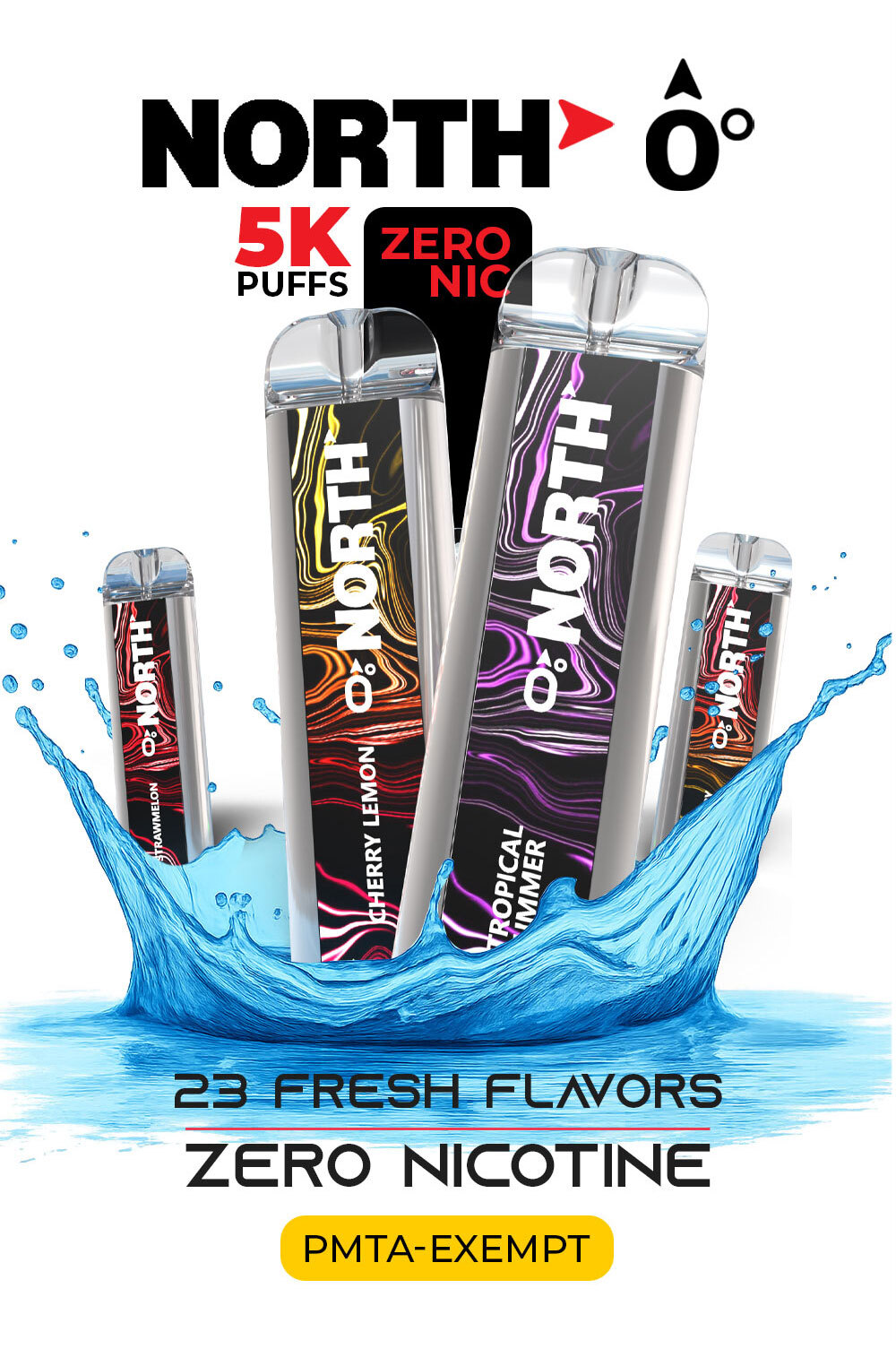North 5000 0 Nic Disposable Ecigs 