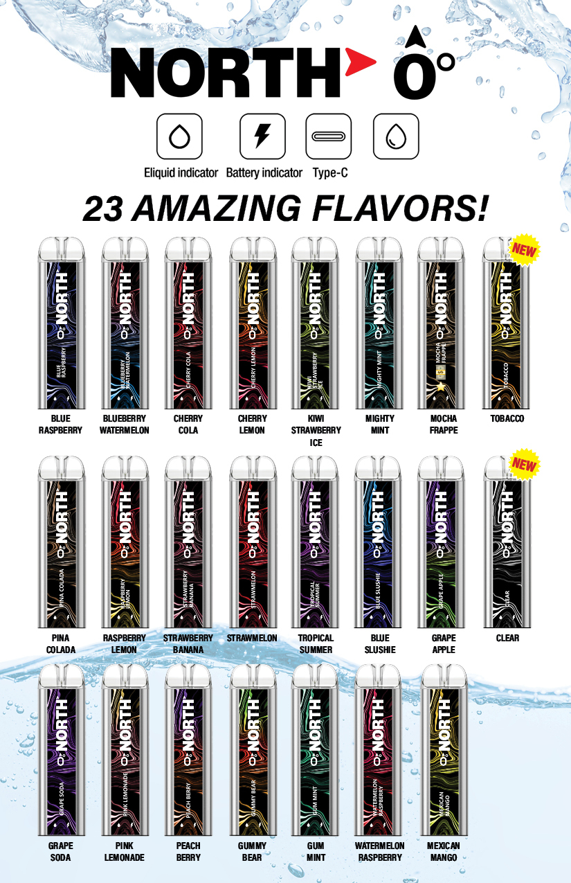 North 5000 0 Nic Disposable Ecigs 