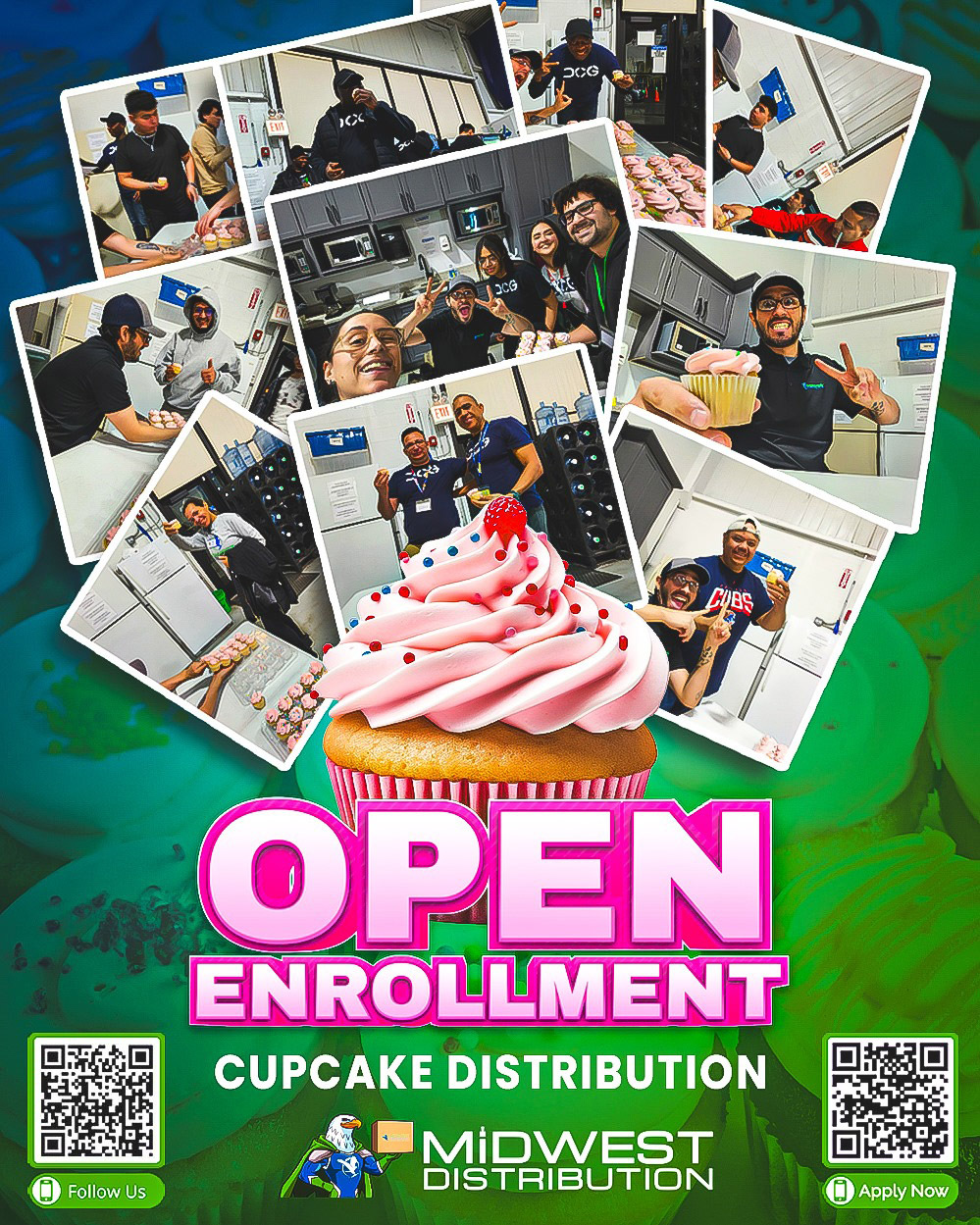 March 2024 Open Enrollment Cupcake Distribution